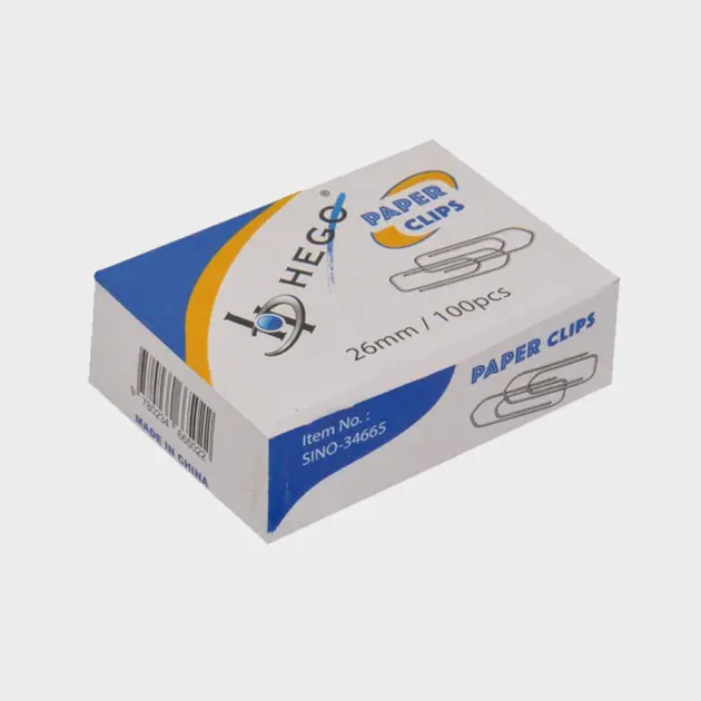 Paper clip 26mm (pack of 100)