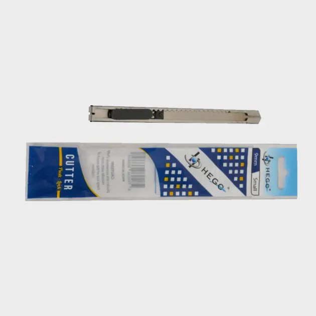 Cutter knife 9mm (Carbon steel blade) metal handle