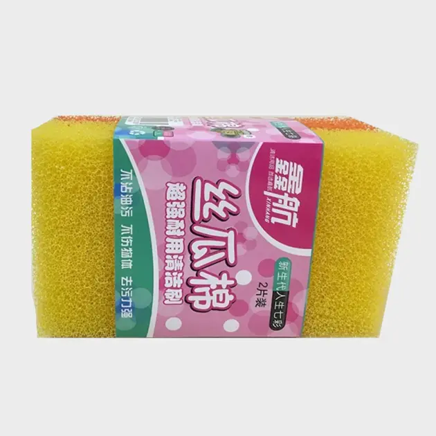 8pcs Sponge scouring pad mixed color