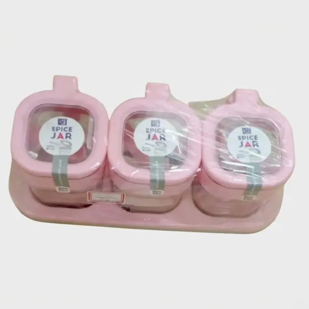 3pcs 380ml Seasoning box